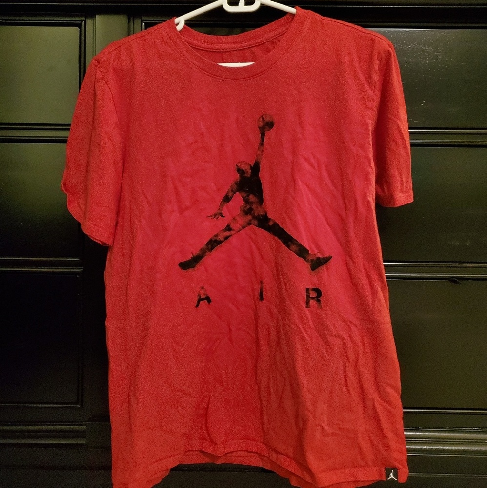 Air Jordan- red tee